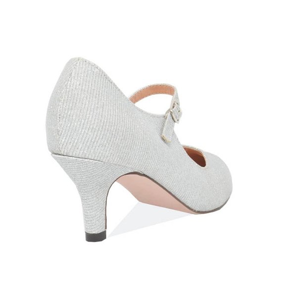 WOMEN'S VINTAGE STYLE LOW HEEL - Picture 3 of 4